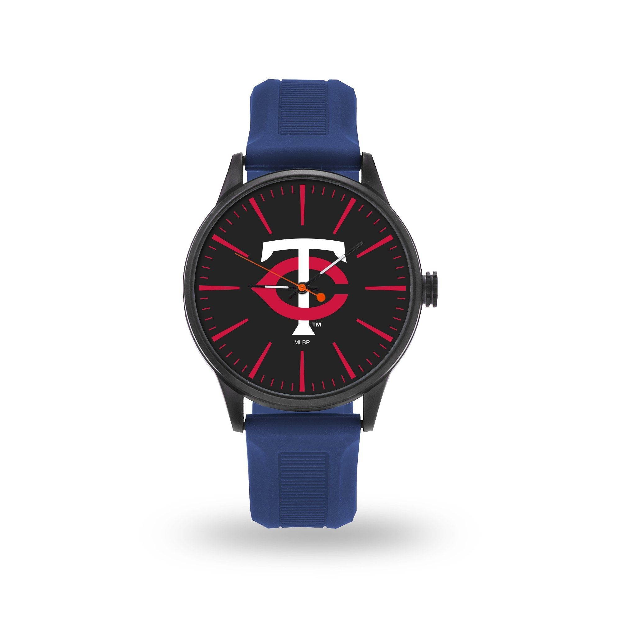 9" Black and Blue MLB Minnesota Twins Cheer Watch with Band