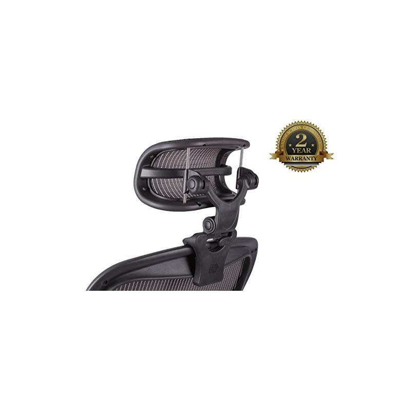 Original Headrest for Herman Miller Aeron Chair H3 Lead | Colors and Mesh Match Classic Aeron Chair 2016 and Earlier Models | Headrest ONLY - Chair Not Included