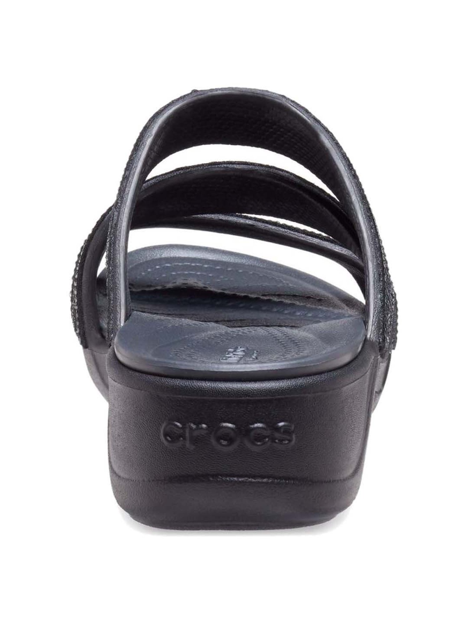 Crocs Women's Boca Black Casual Wedges