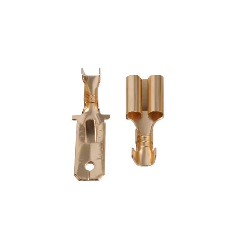 6pcs T-Type 2 Pin DC Power Male and Female Connectors Usual Plastic Plug for Kenwood Yaesu Icom Vehicular Radio Walkie Talkie