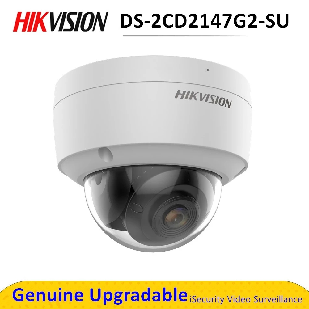 Original Hikvision DS-2CD2147G2-SU 4MP ColorVu Security CCTV Camera Dome bulit-in microphone H.265+ 130dB WDR