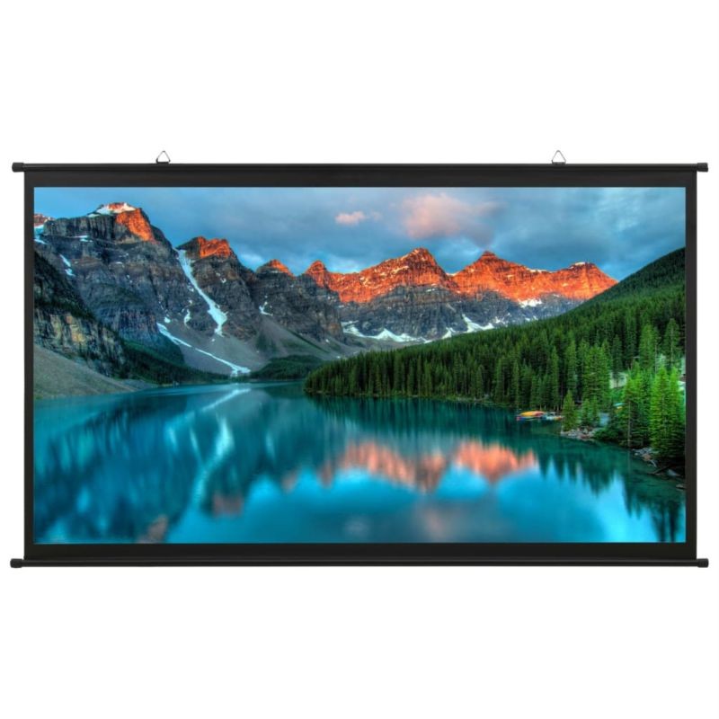 vidaXL Projection Screen 72" 16:9 Home Theater Screen Office Presentation