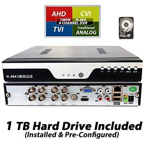 Evertech 8 Channel 720P AHD Realtime H.264 High Profile Standalone DVR Recording HD Security Surveillance Systems