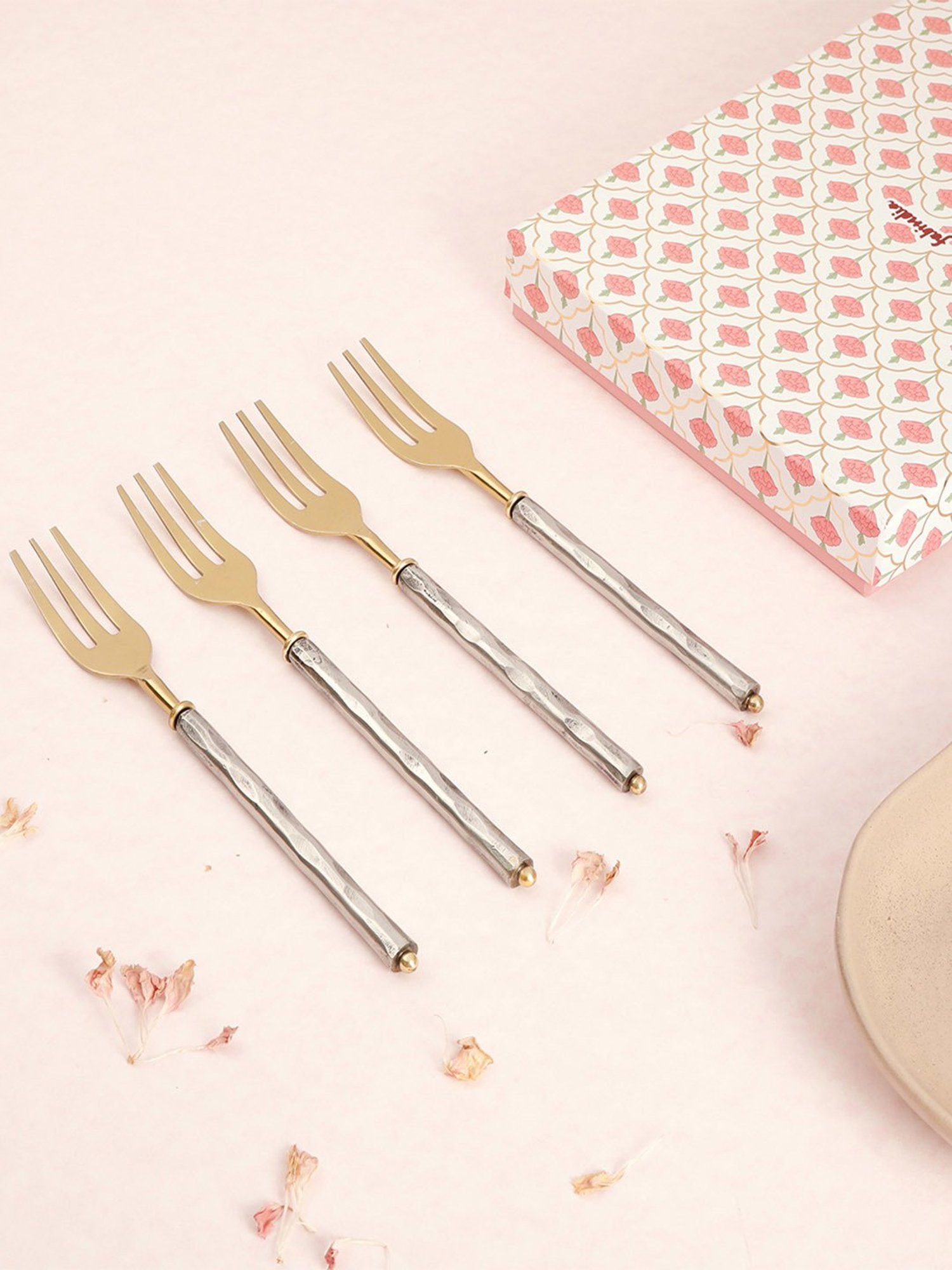 BlackCarrot Stainless Steel Fork Set of 3