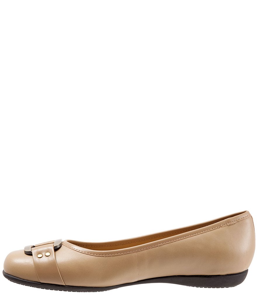 Trotters Sizzle Metal Ornament Buckle Flats