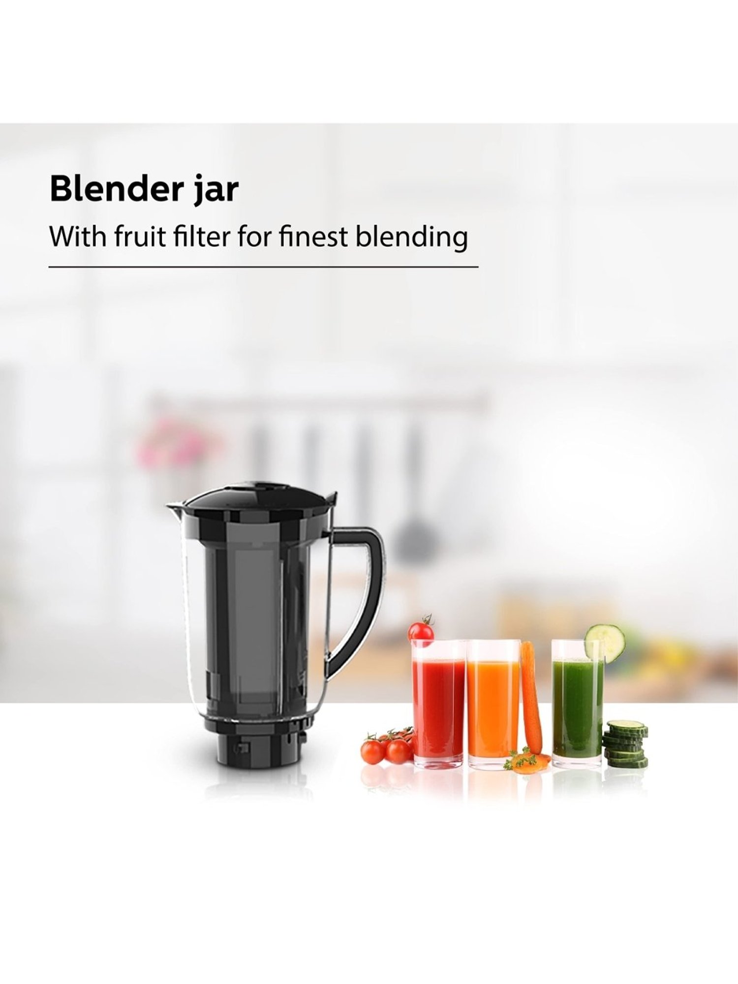 Philips HL770300, 1000 Watt Mixer Grinder Copper Motor with 4 Jar (White)