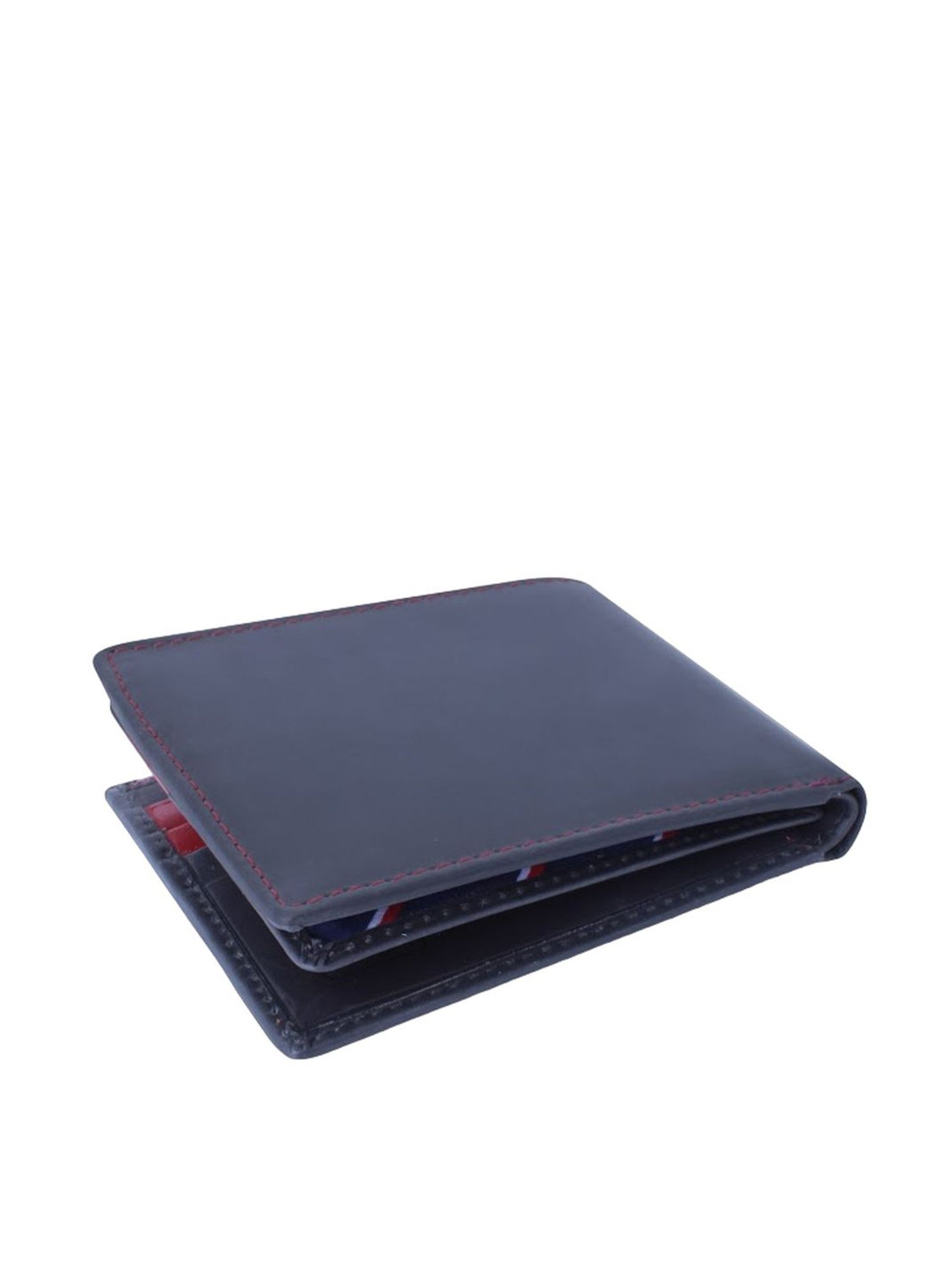 THE HOLISTIK Spirit Black Casual Leather Bi-Fold Wallet for Men