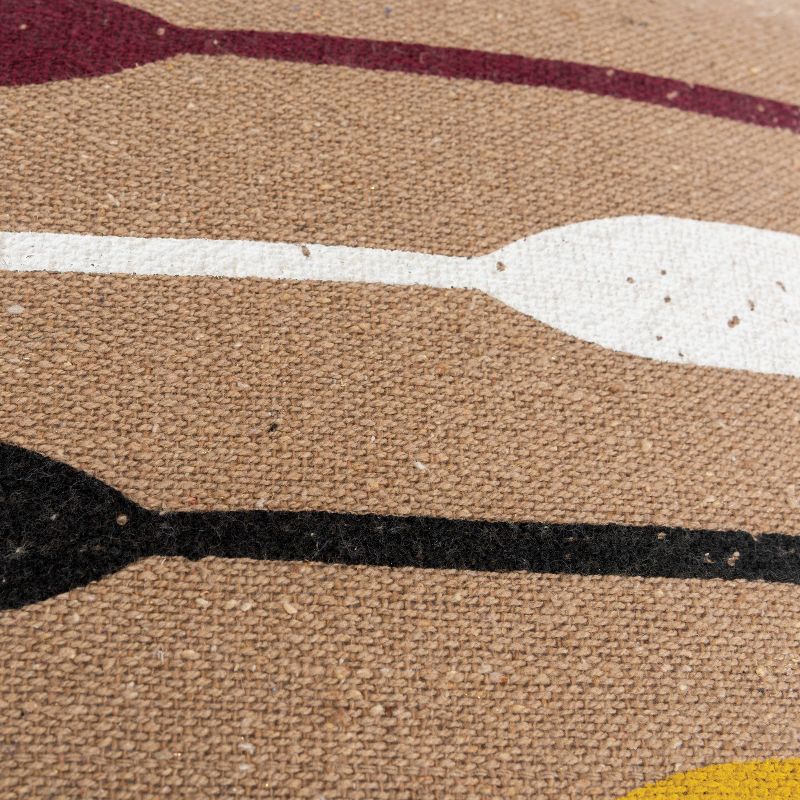 Paddles Poly Filled Pillow Beige - Rizzy Home