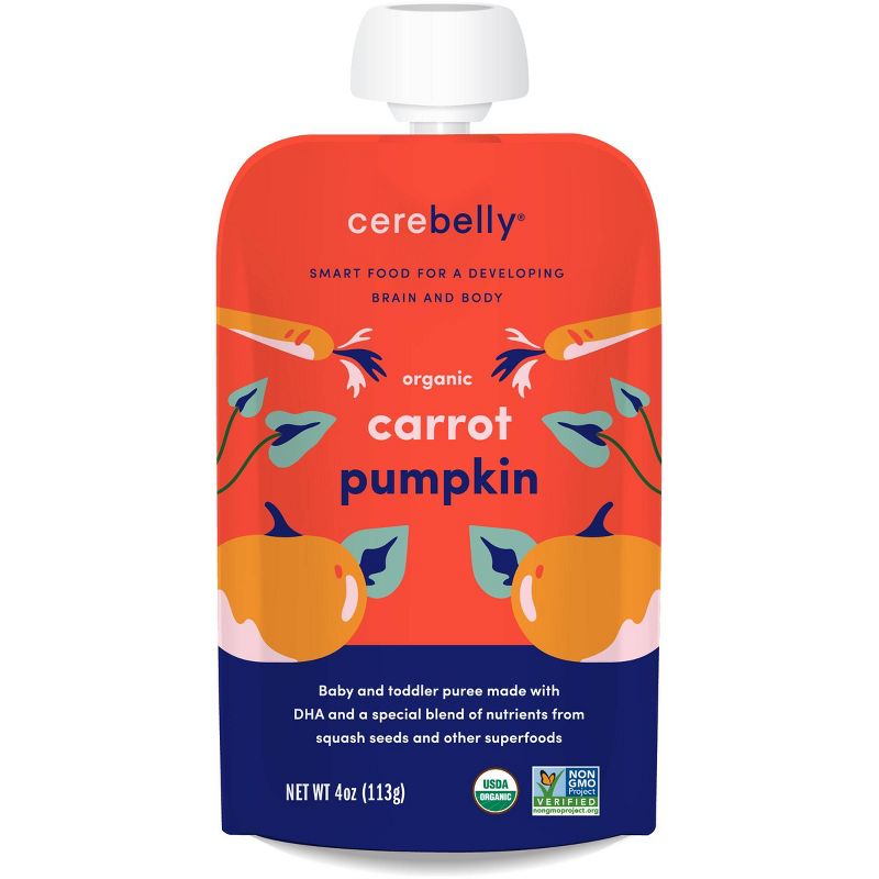 Cerebelly Clean Label Project Purity Award Winning, 5-7 Months Organic Baby Food Variety pk