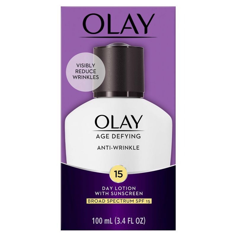 Olay Age Defying Anti-Wrinkle Day Lotion with Sunscreen - SPF 15 - 3.4oz