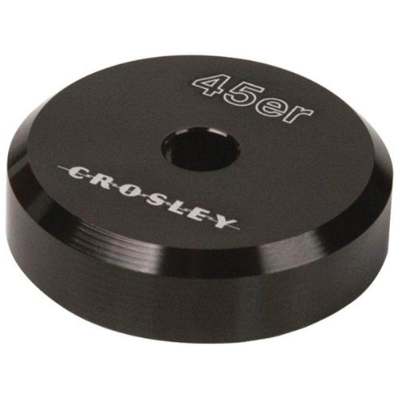 CROSLEY RADIO CR9100A-BK 45'er Aluminum 45RPM Adapter ,Black
