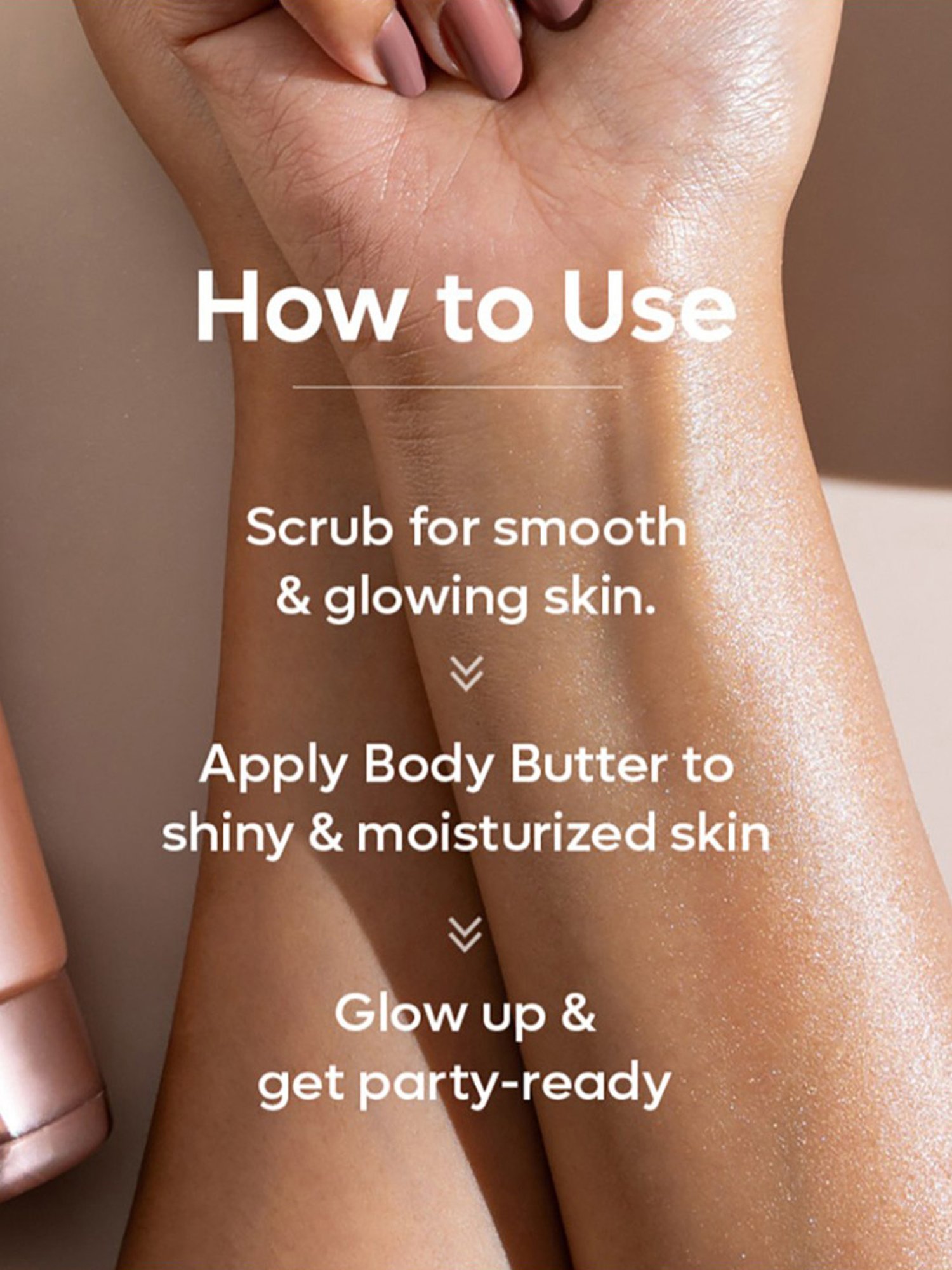 mCaffeine Shimmer Body Polishing Kit