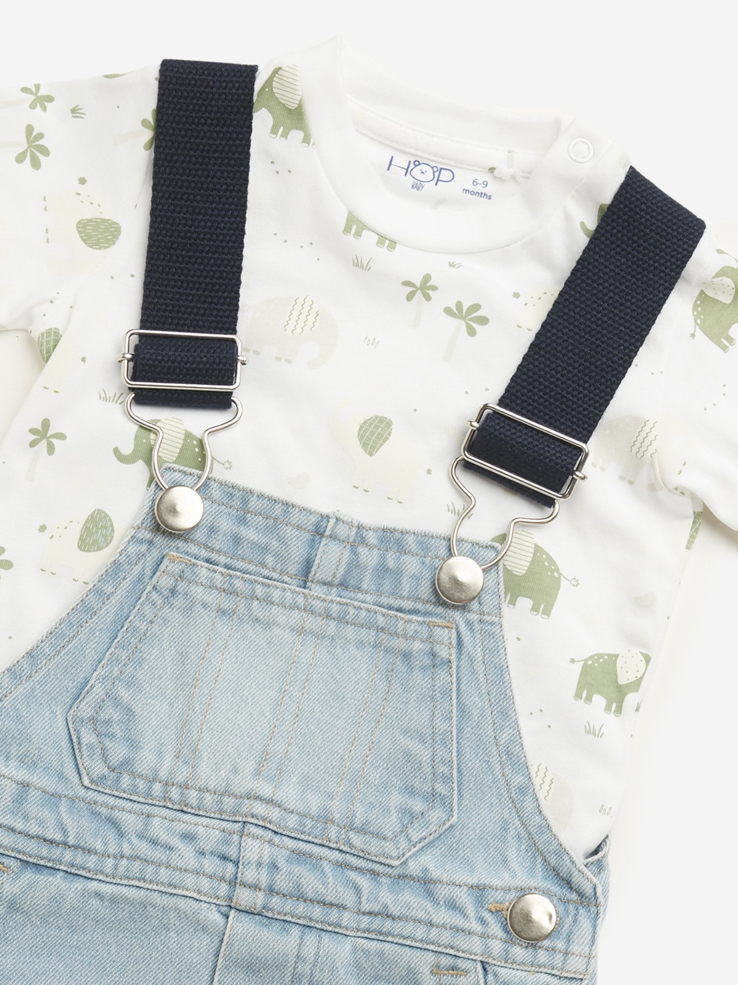 Budding Bees Kids Multicolor Printed Jumpsuit