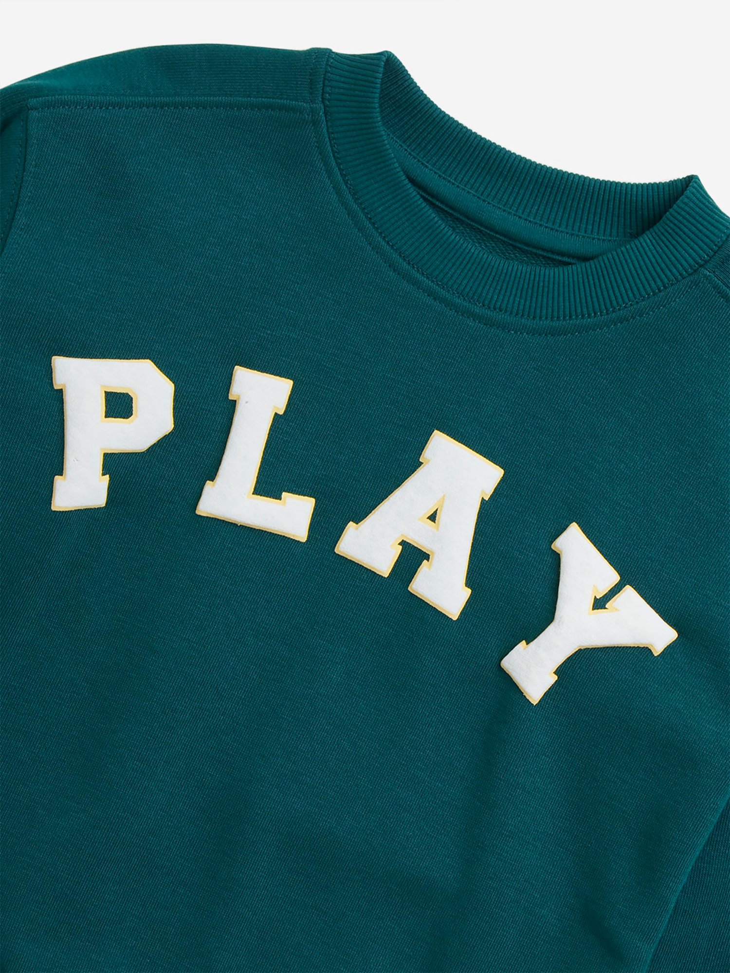 HOP Kids by Westside Green Text Embossed Sweatshirt