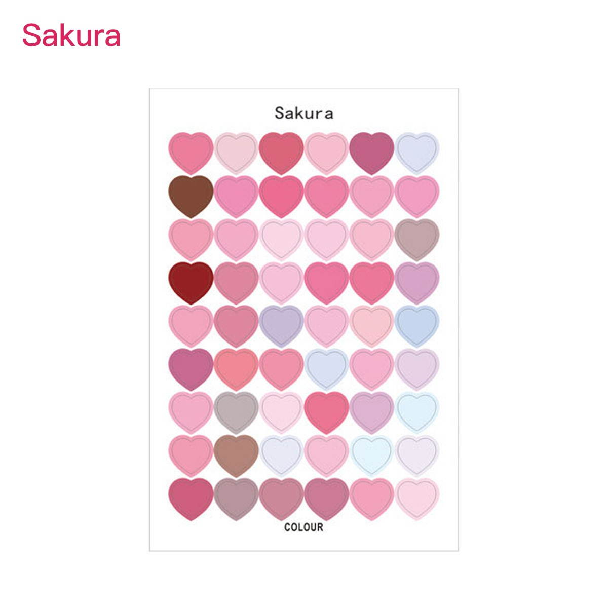 Lovely Cartoon Pattern Sticker Simple Color Gradient Round Sealing Sticker Decoration Sticker for DIY Decoration Journals Scrapbooks