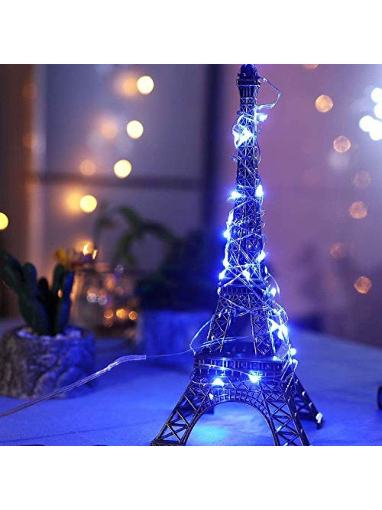 XERGY Multi Color 2 Meter 20 Led s Fairy String Lights Battery Operated String Light , Pack of 8