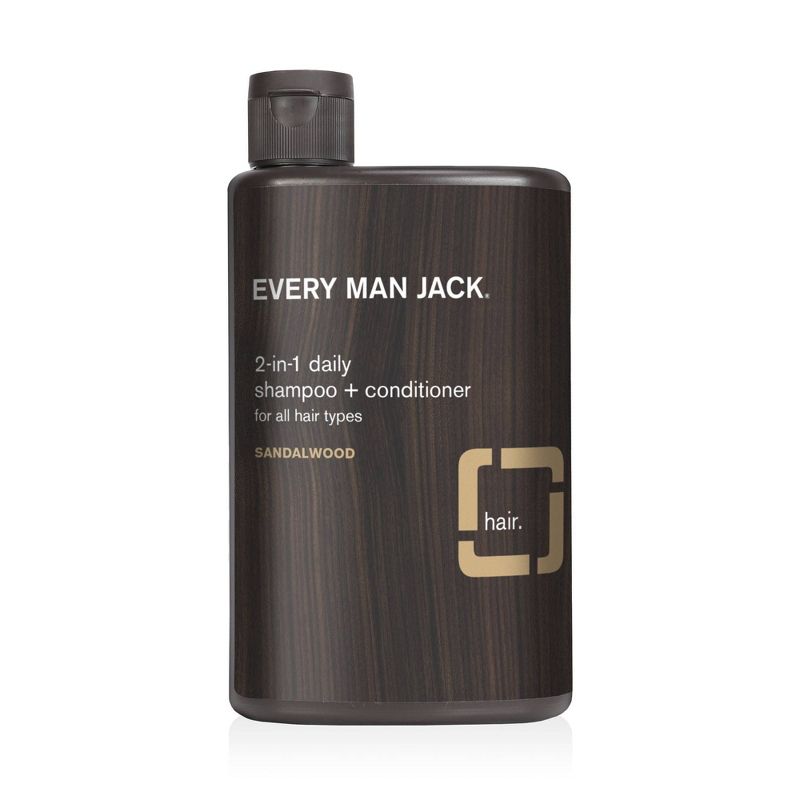 Every Man Jack Sandalwood Daily 2 in 1 Shampoo + Conditioner - 13.5 fl oz