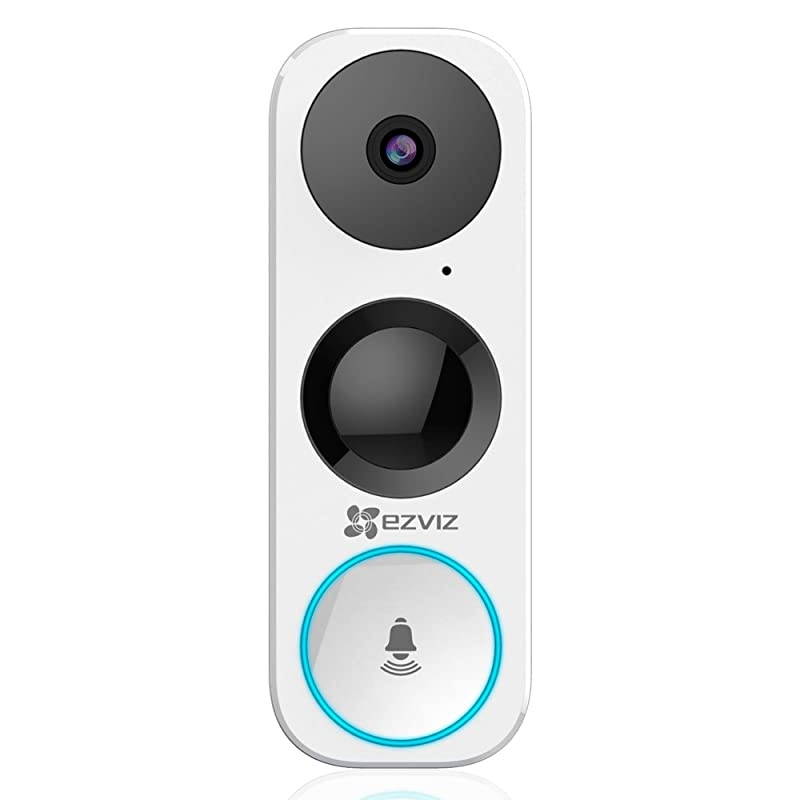 WiFi Video Doorbell Night Vision TwoWay Talk PIR Motion Detection Weather Proof 180&deg; Vertical FOV Free 3hour Cloud StorageDB1