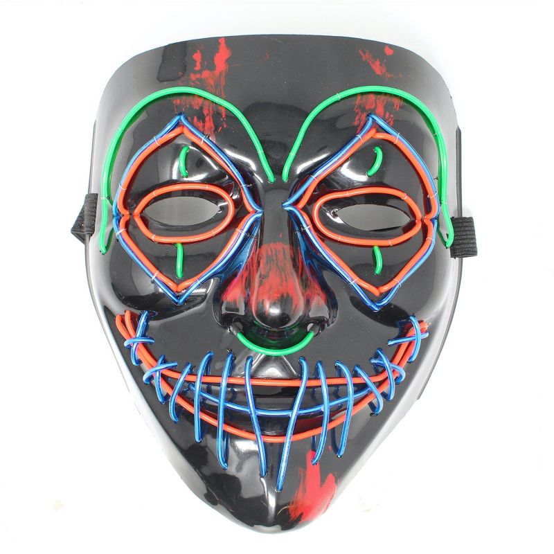 LED Scary Clown Halloween Mask