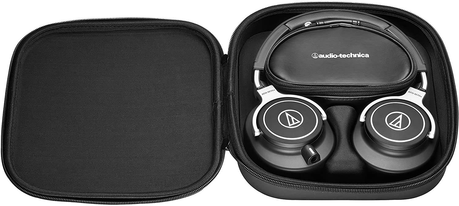 Audio-Technica ATH-M70X Closed-Back Dynamic Professional Studio Monitor Headphones, 45mm Drivers, Excellent sound isolation, Equipped with 90 degree swiveling earcups
