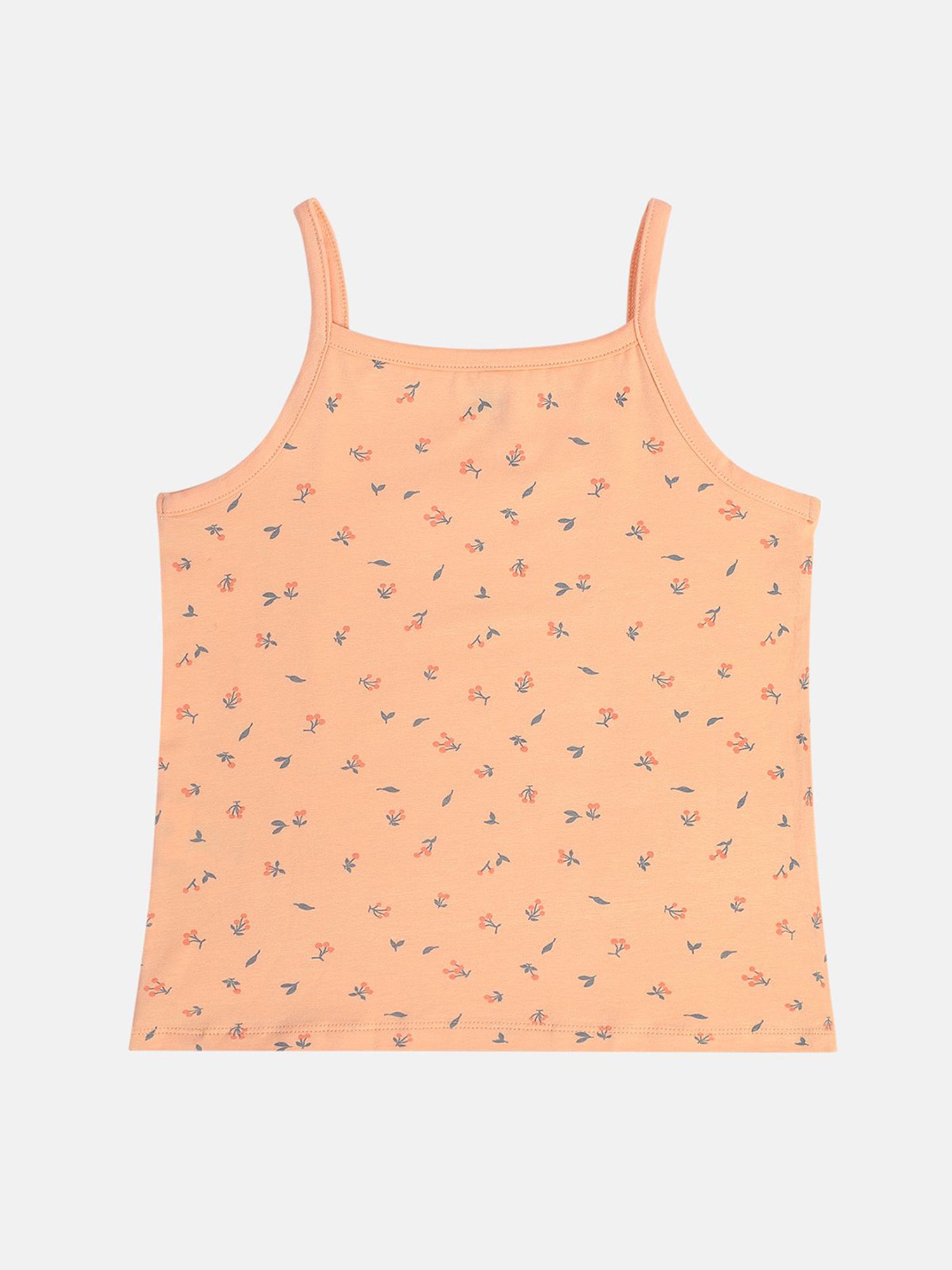 Kiddopanti Kids Black & Pink Solid Camisole (Pack Of 2)