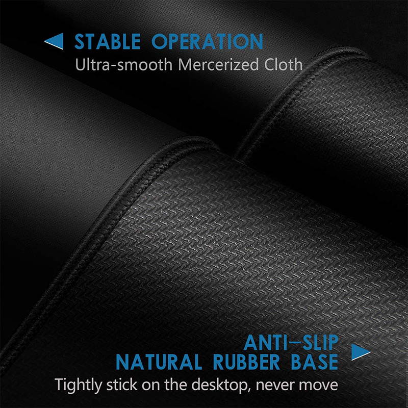 Mouse Pad With Non-Slip Rubber Base, Premium-Textured & Waterproof Computer Mousepad With Stitched Edges, Mouse Pads For Computers, Laptop, Gaming, Office & Home, 11.4 X 9.8 Incn