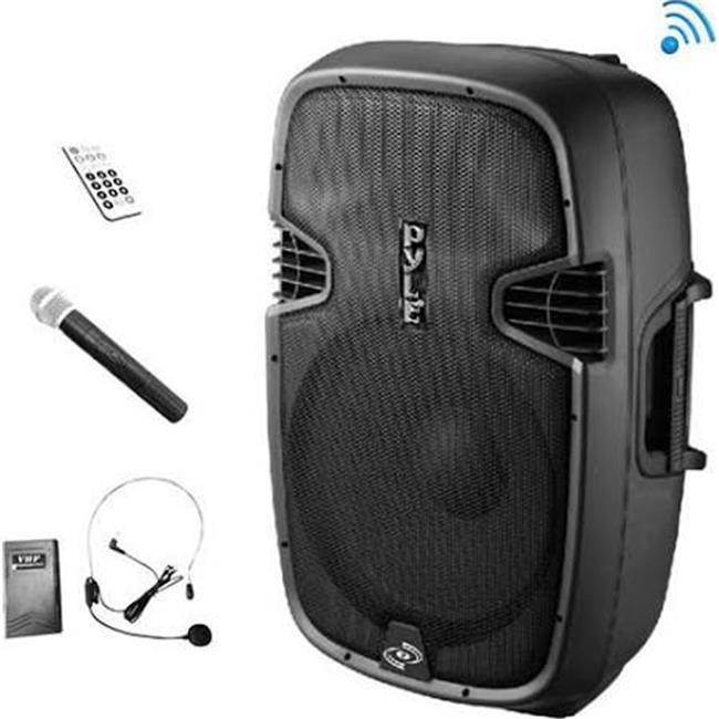 Pyle PPHP109WMU 1000W 10.2 in. Subwoofer Wireless & Portable Bluetooth PA Speaker