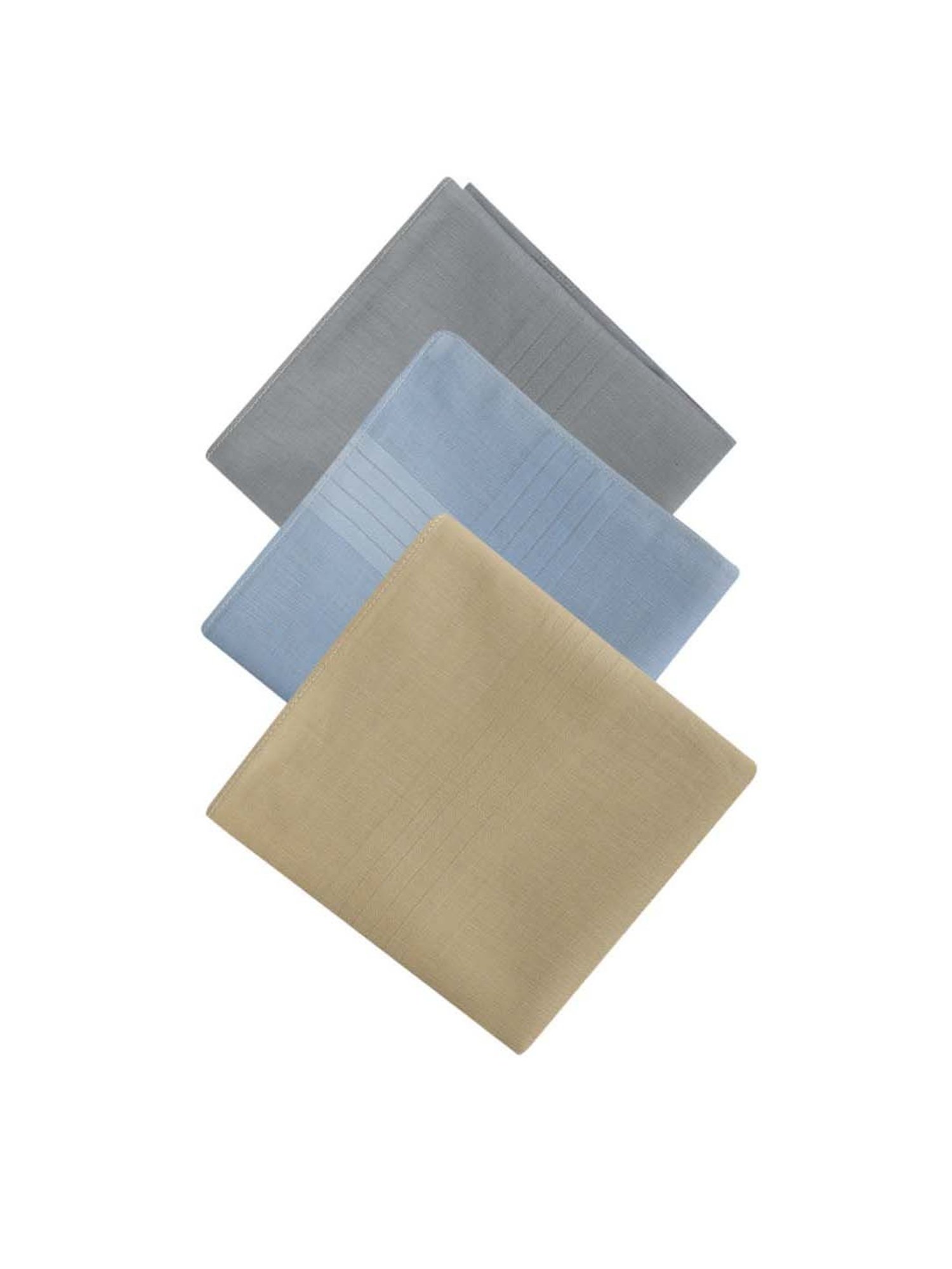 Crusset Multicolor Cotton Handkerchief - Pack of 6