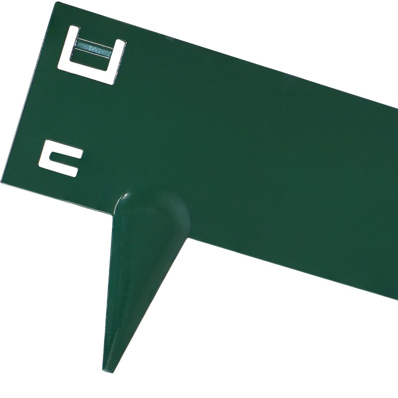 Sunnydaze Outdoor Lawn and Garden Heavy-Duty Steel Metal Flexible Landscape Edging Borders - 16' - Green - 5pk