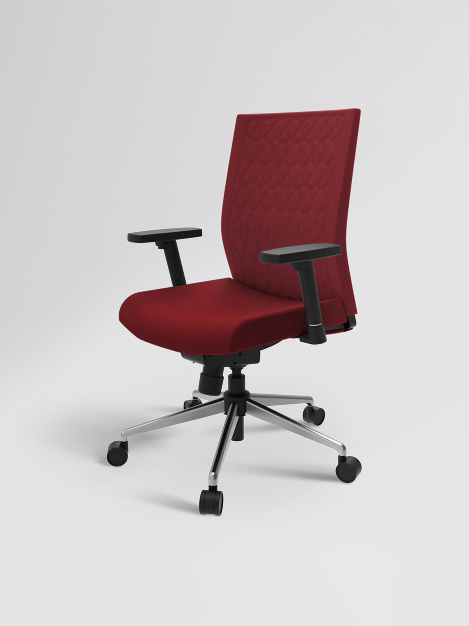 Godrej Interio Prime Milan Red Nylon High Back Chair