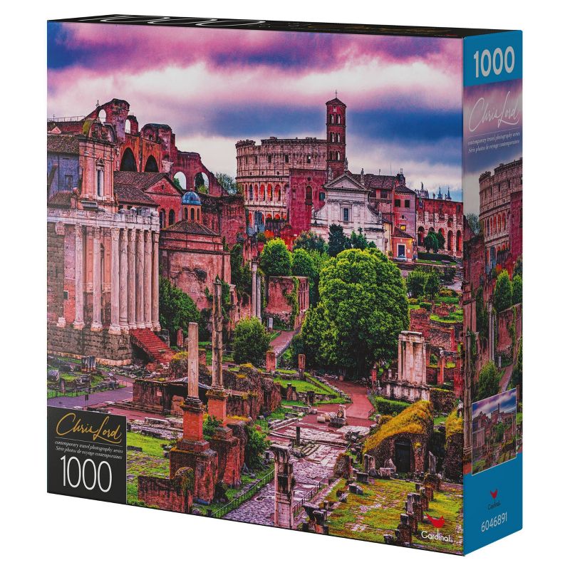 Cardinal Chris Lord: Rainy Roman Forum Jigsaw Puzzle - 1000pc