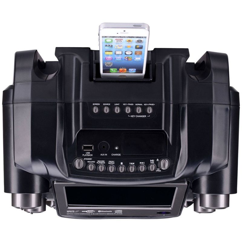 Karaoke USA Portable Professional Bluetooth CDG/MP3G Karaoke Machine (GF920)