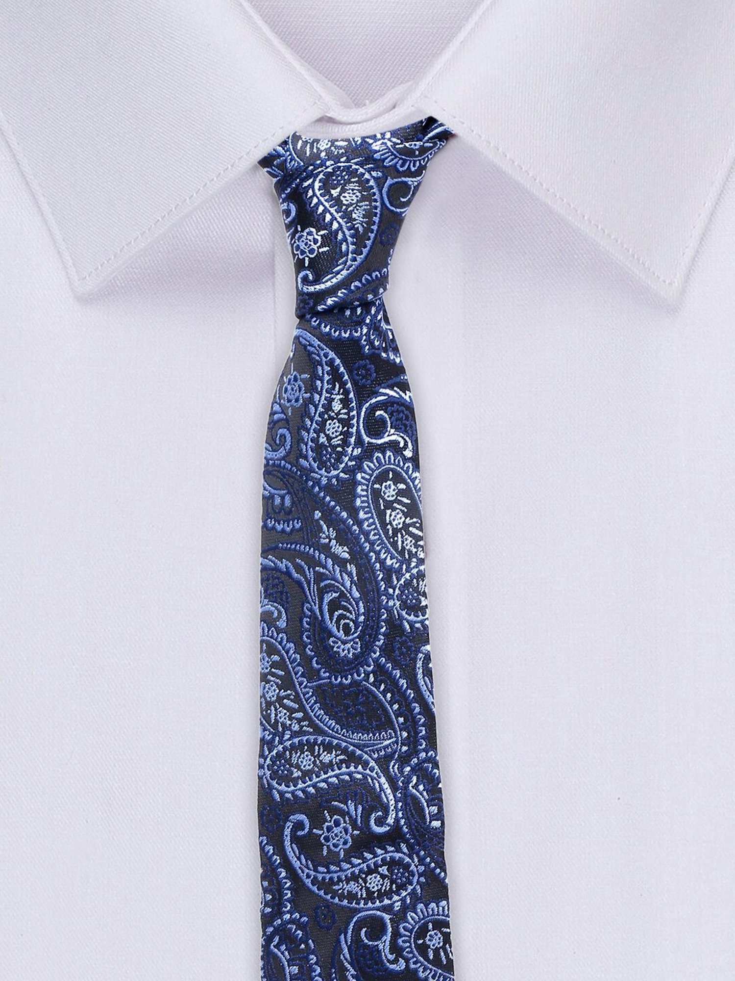 Louis Stitch Blue Embroidered Necktie Gift Set - Set of 5
