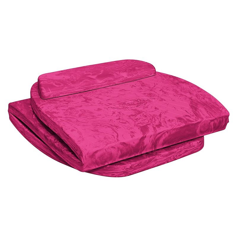 Airhead Sun Comfort Foam Swimming Pool Water Beach Lake Float Lounge Seat Mat Pad, Raspberry Pink Swirl