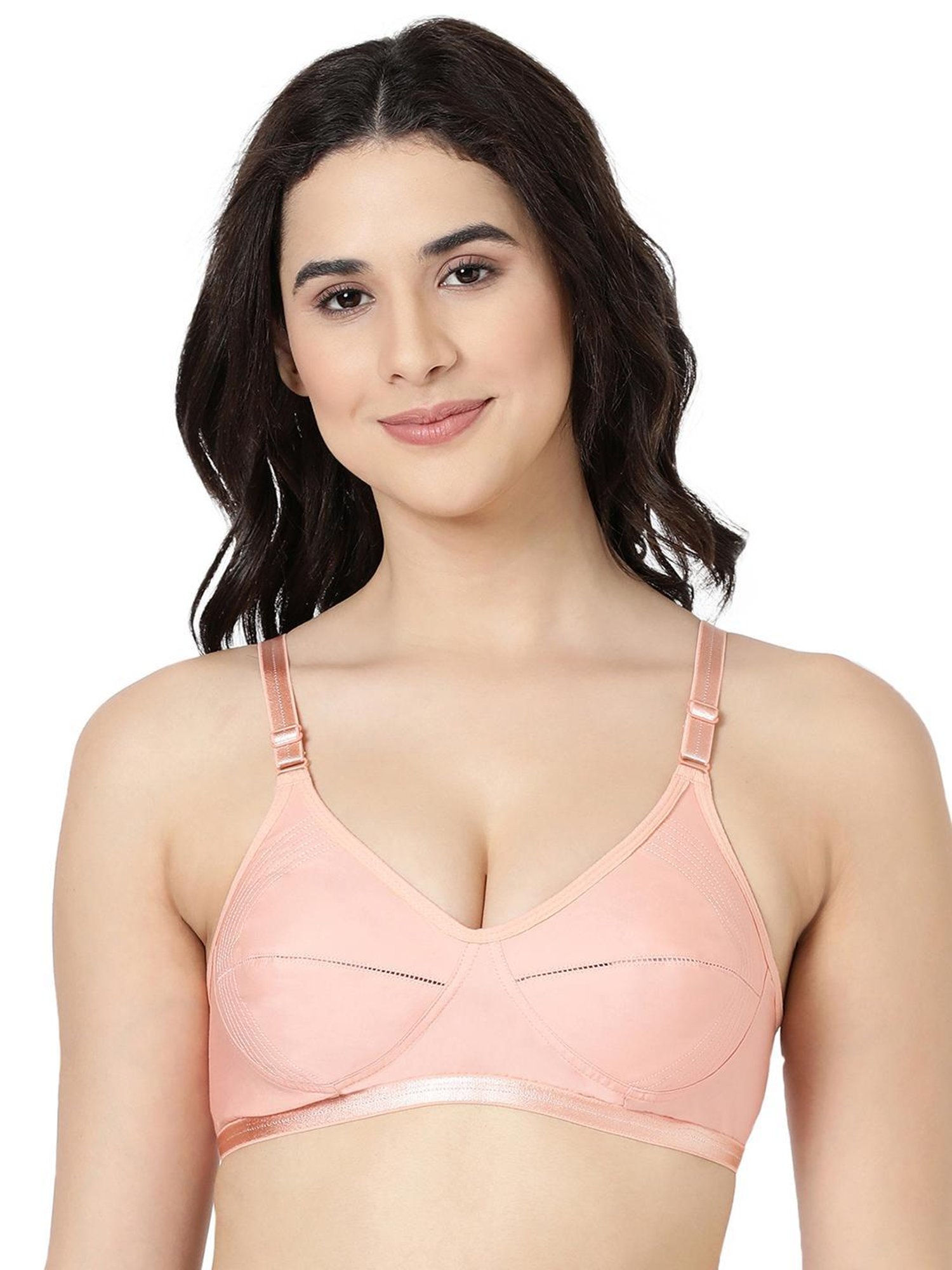 BLOSSOM Peach Medium Coverage Shaper Bra