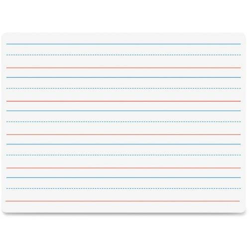 Flipside Products Dry-Erase Board Ruled 9"x12" Red/Blue 10034