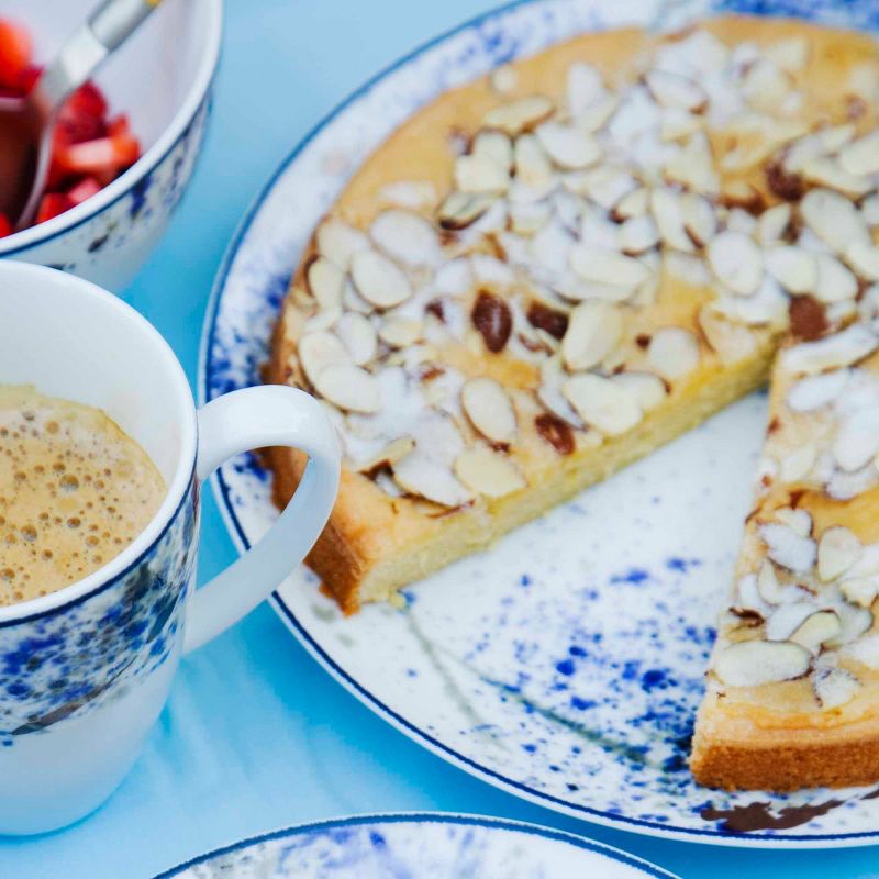 Noritake Blue Nebula Set of 4 Salad Plates