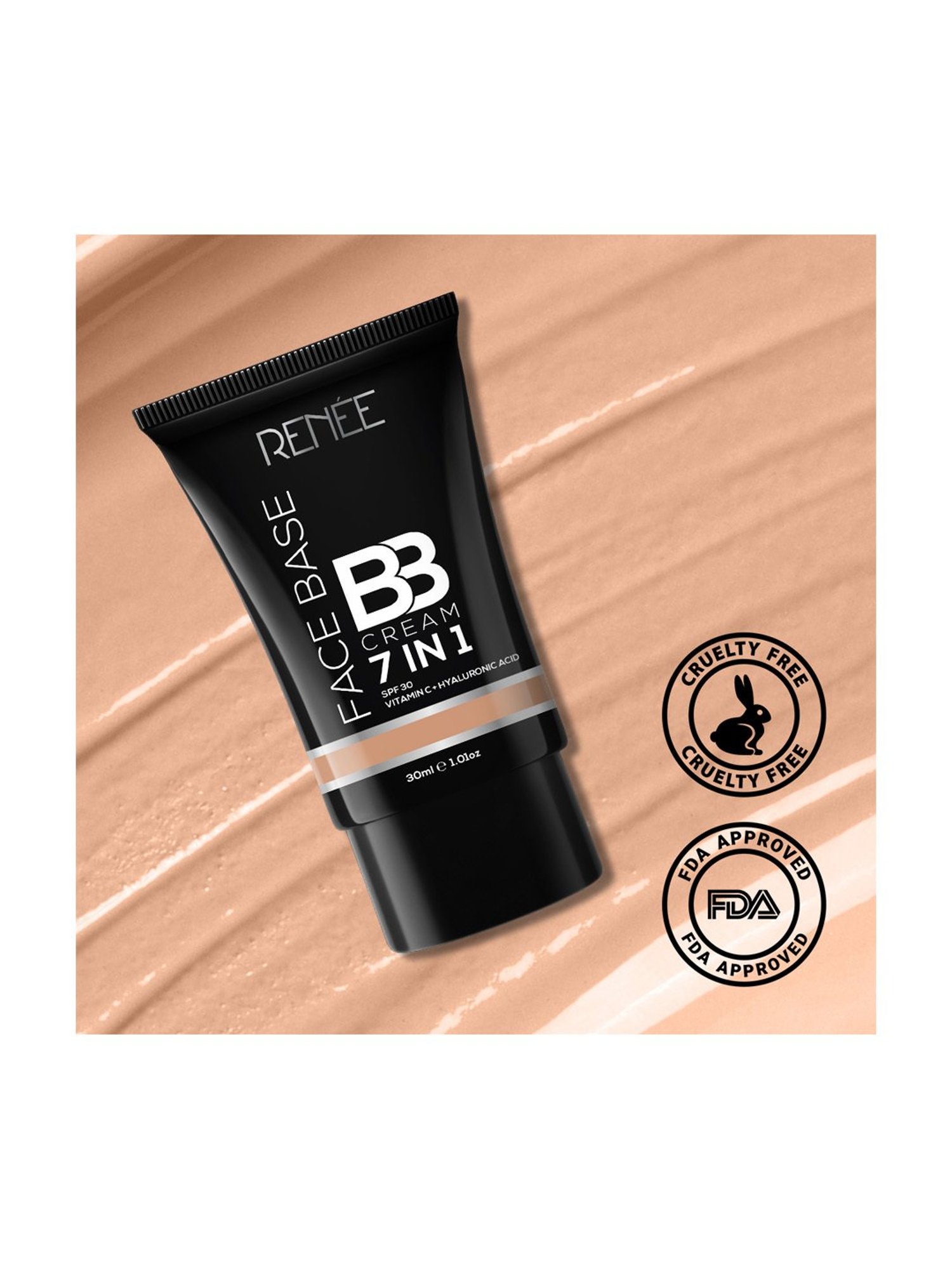 RENEE Face Base 7 in 1 BB Cream B04 Cinnamon - 30 ml