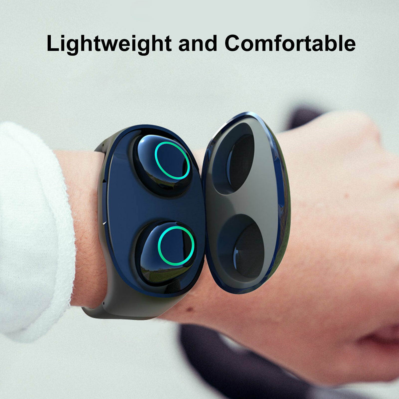 2 in 1 Smart Watch Headphone TWS Earbuds Wireless Ture Bluetooth 5.0 Wristband