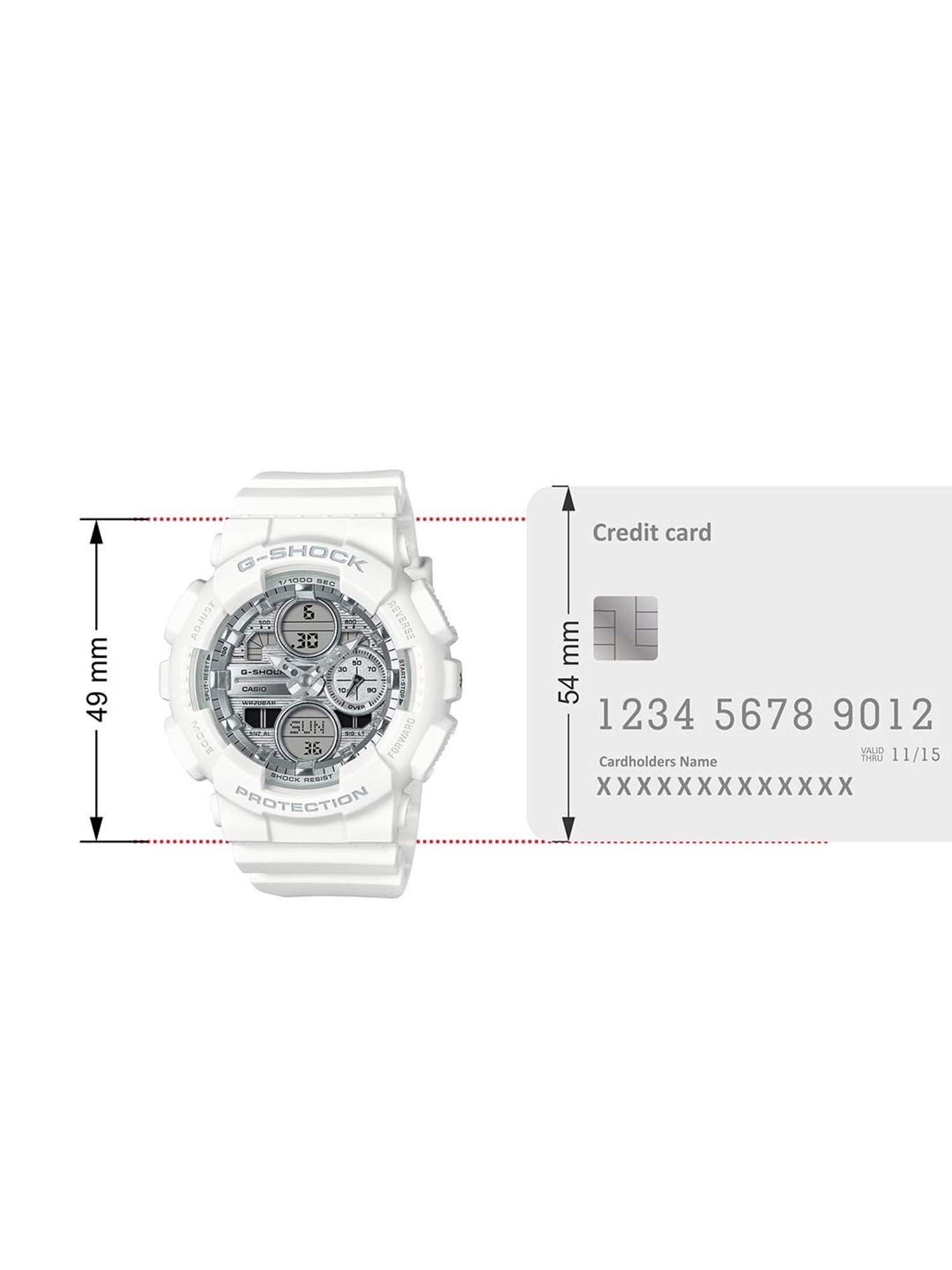 Casio G-Shock GMA-S140VA-7ADR Analog-Digital Watch for Women