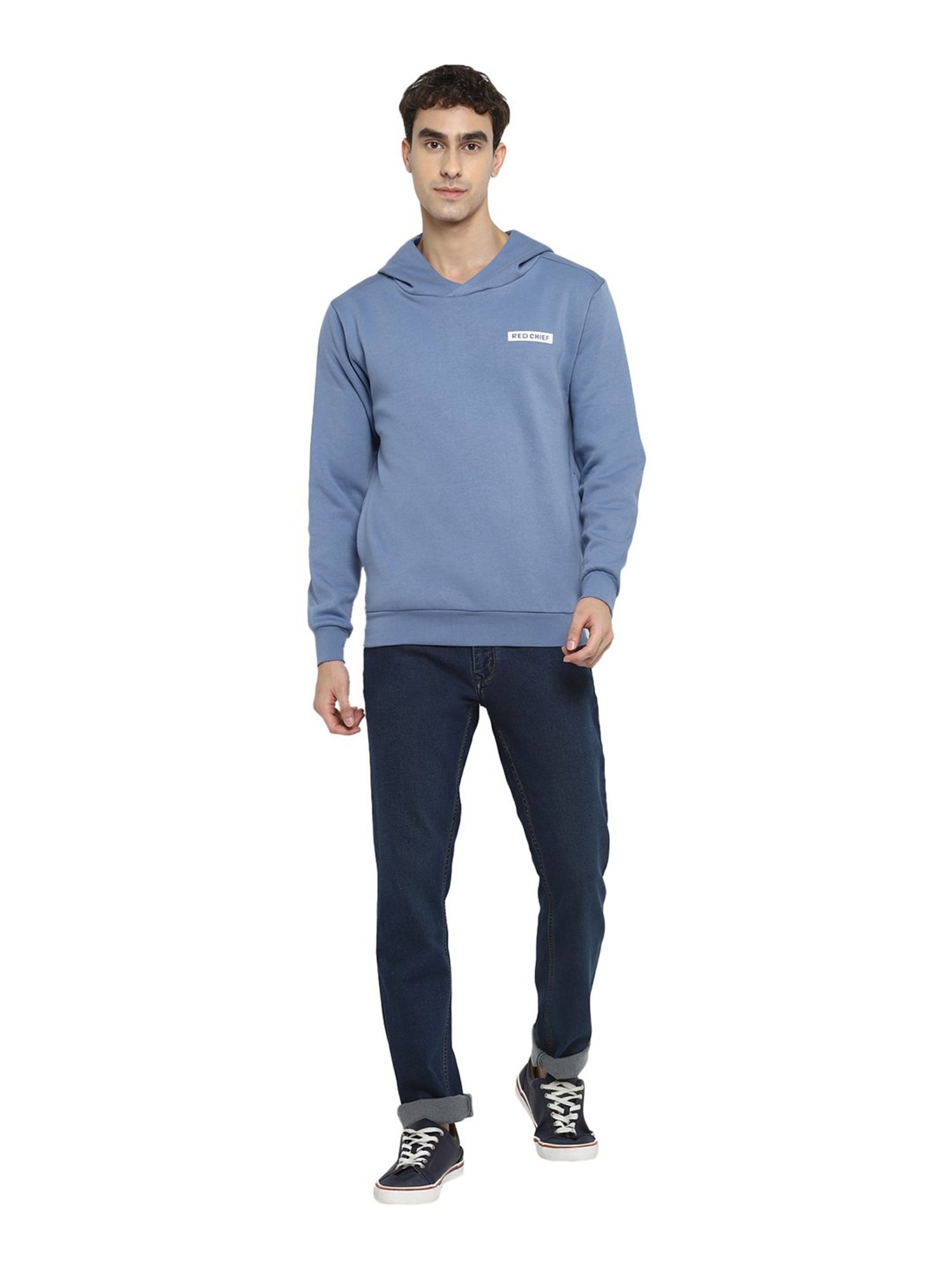 Red Chief Blue Hooded Sweatshirt