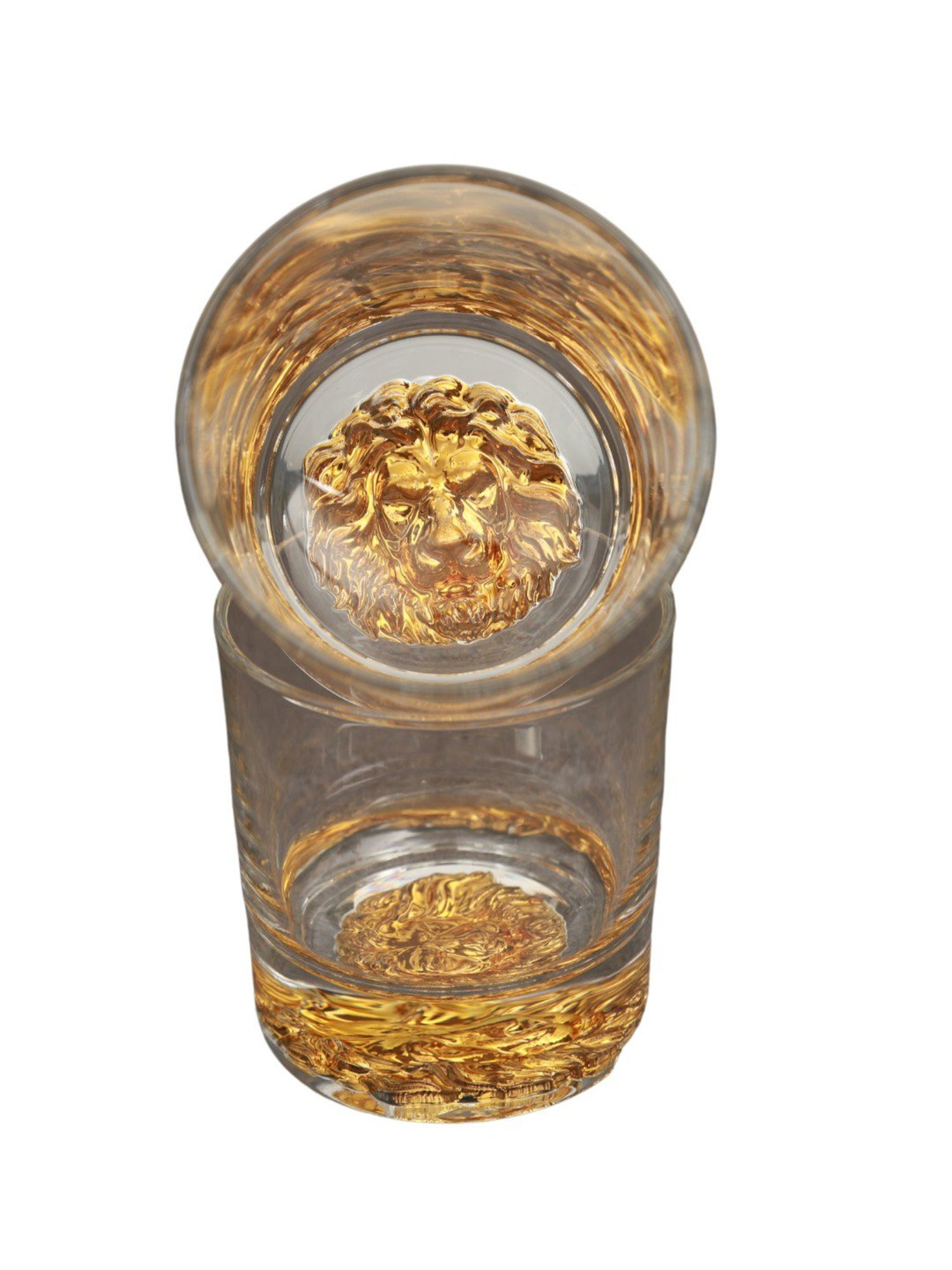 Melbify Roll Sip Transparent Cocktail Glass with straw 250ml - Set of 2