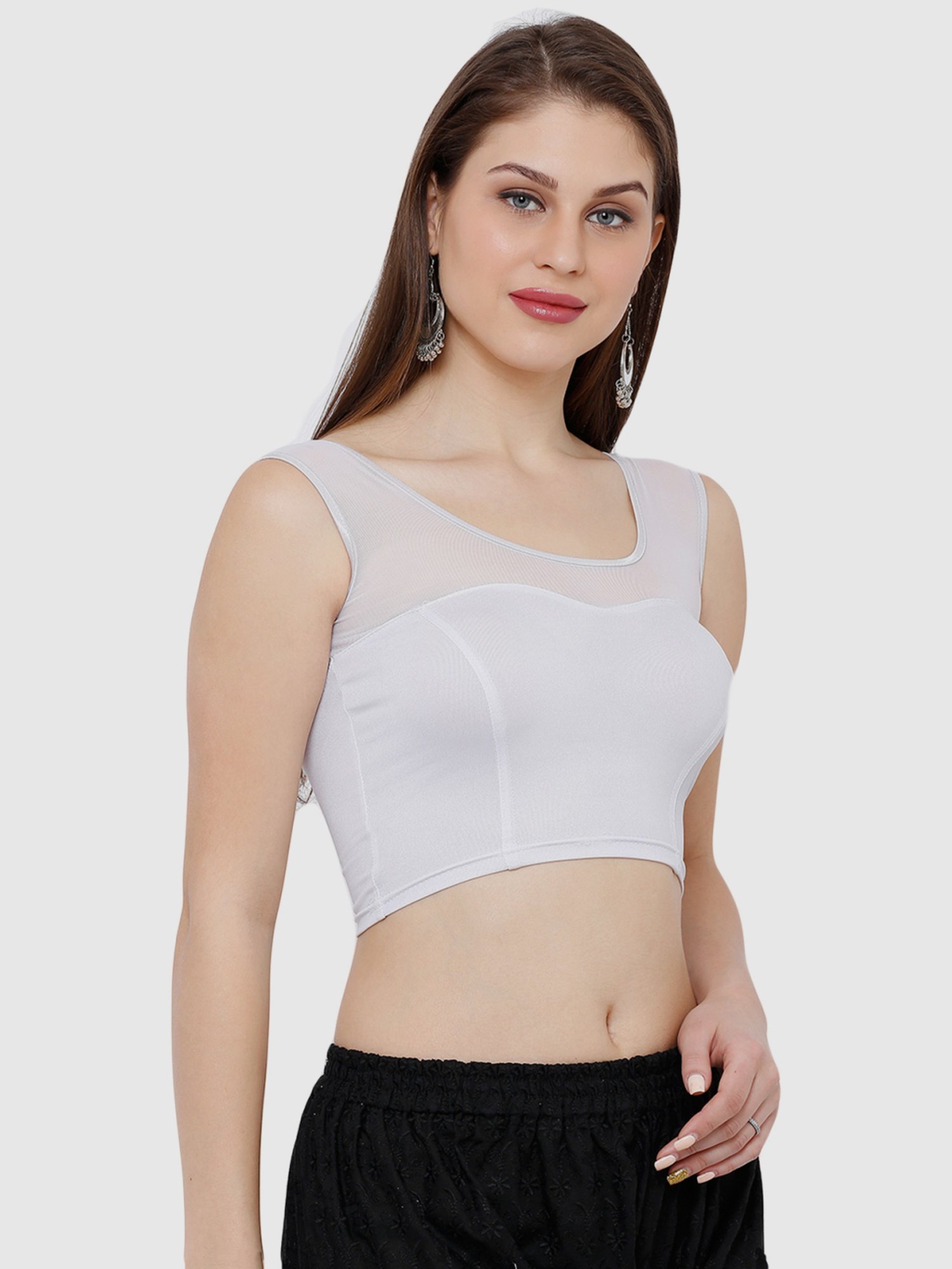 Salwar Studio Red Textured Blouse