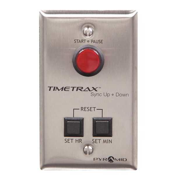 PYRAMID CTPLATEKIT 2-3/4" Digital Timer Controller Wall Clock, Silver
