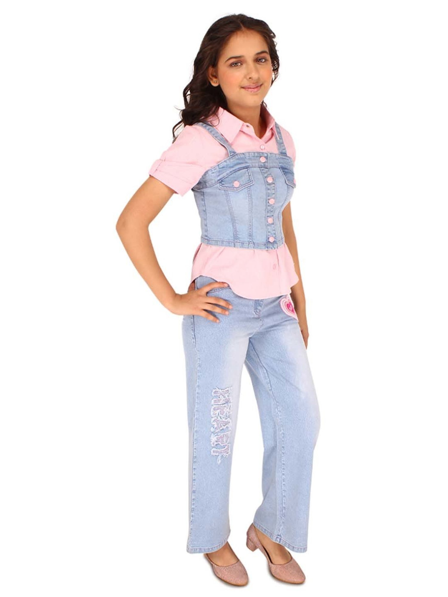 Mothercare Kids White & Yellow Cotton Printed Top Set