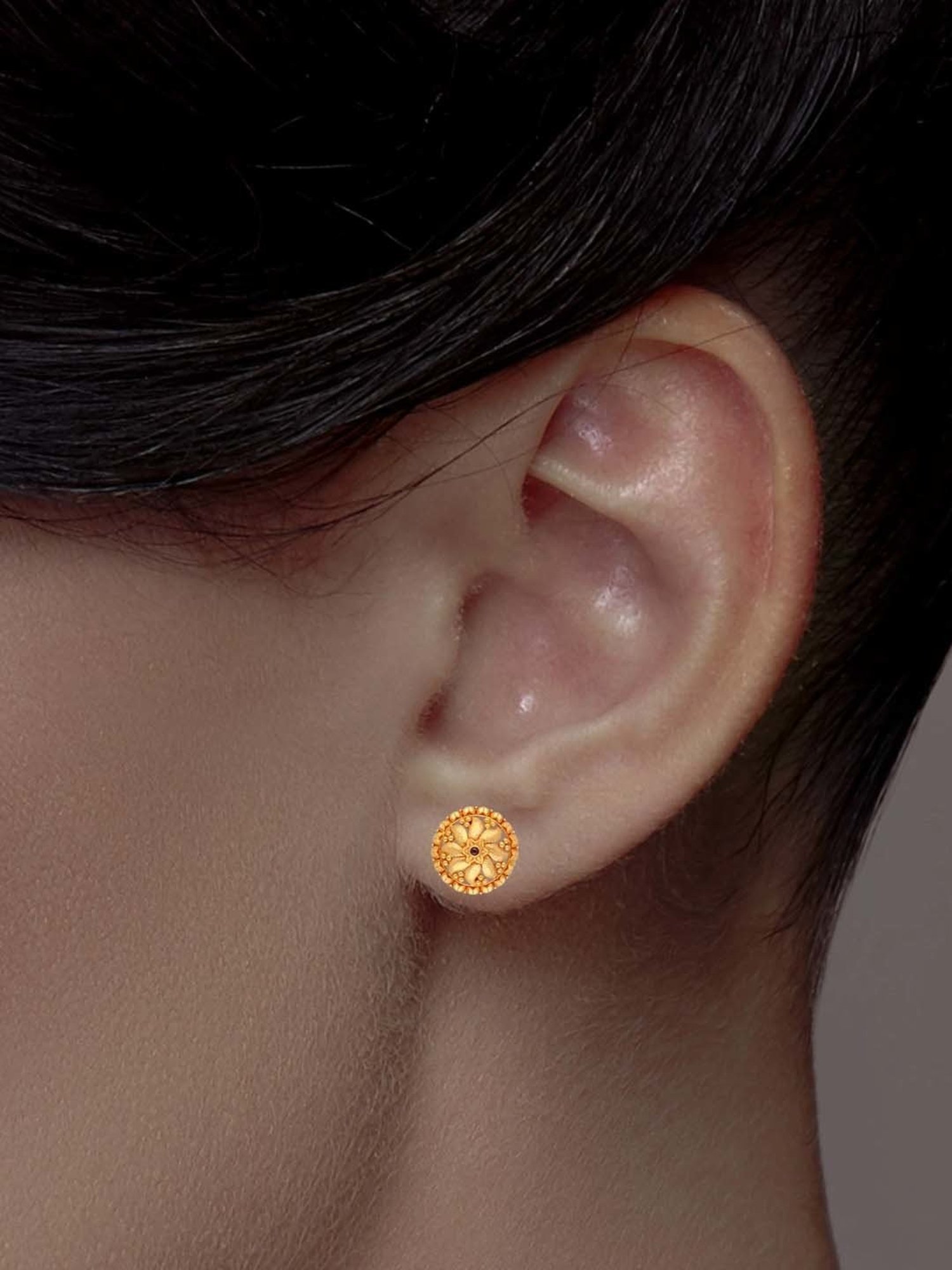 CKC Brown Oxidized Gold Tops: Rustic Elegance