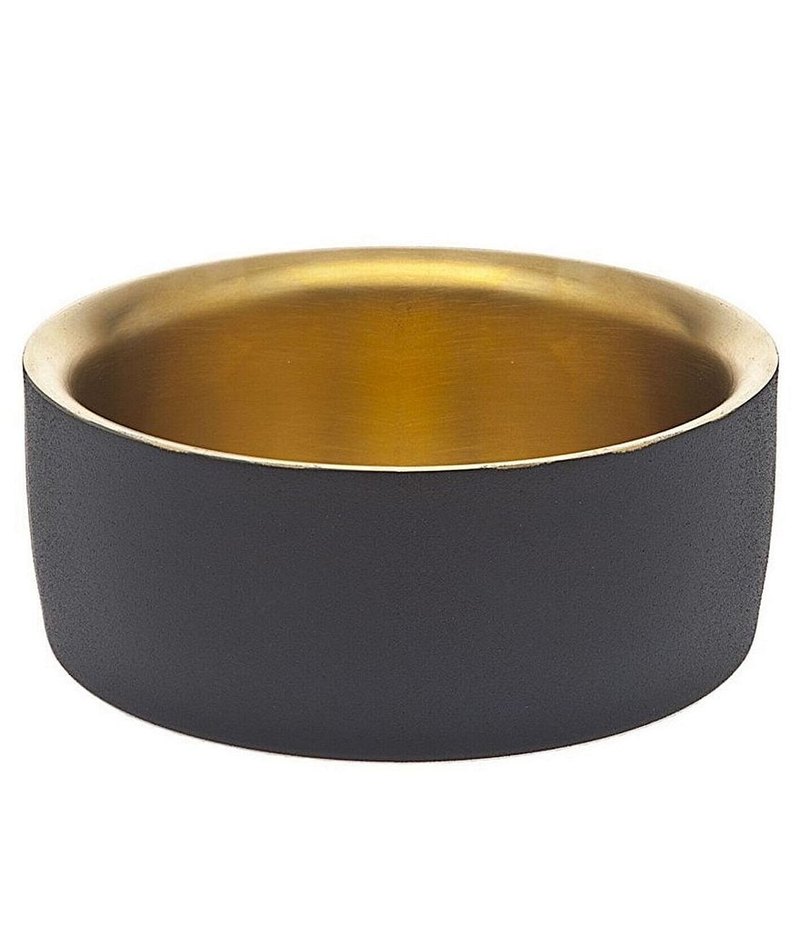 Godinger Encalmo Black and Gold Wine Coaster
