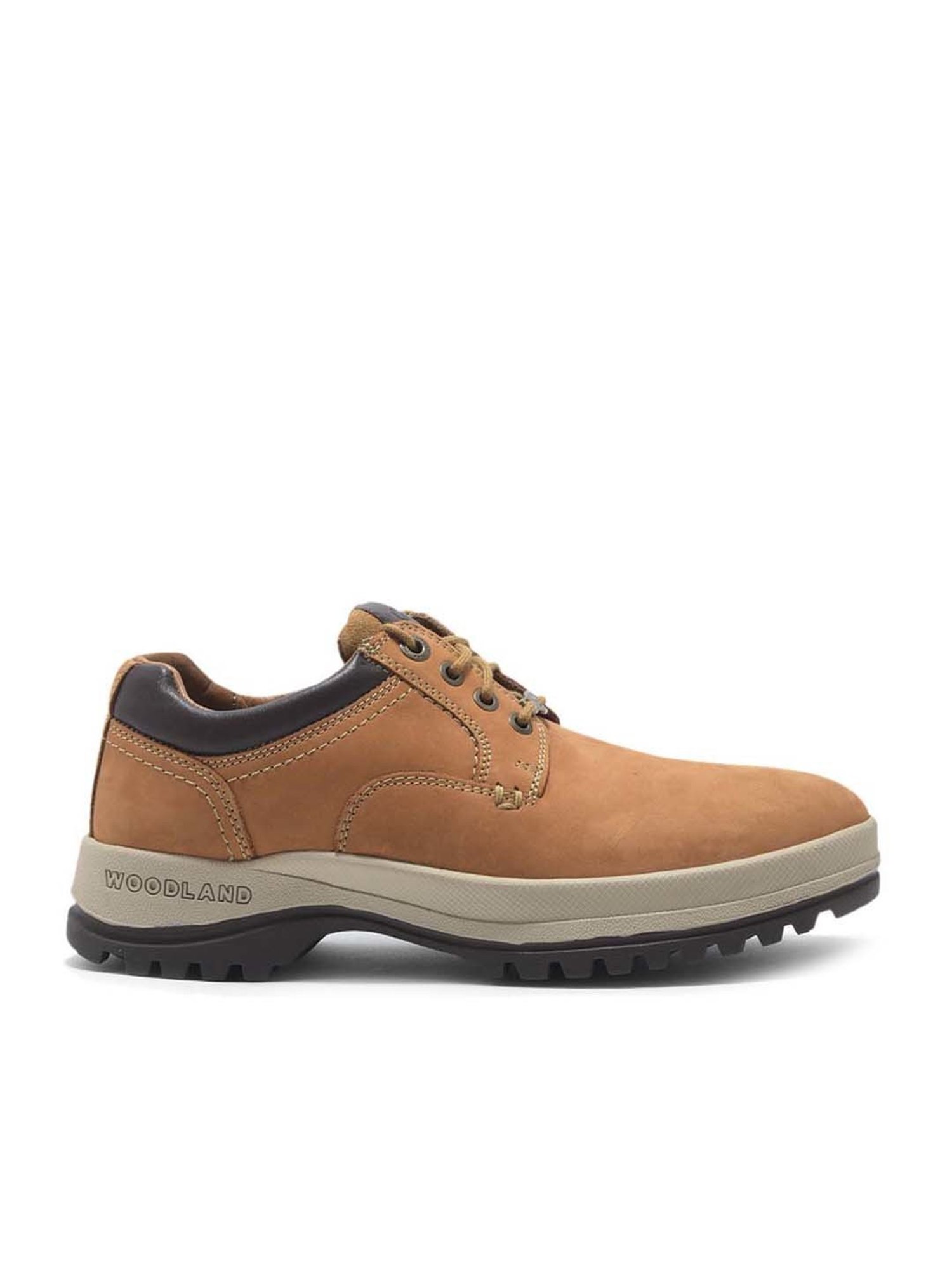Woodland Men's Tan Derby Shoes