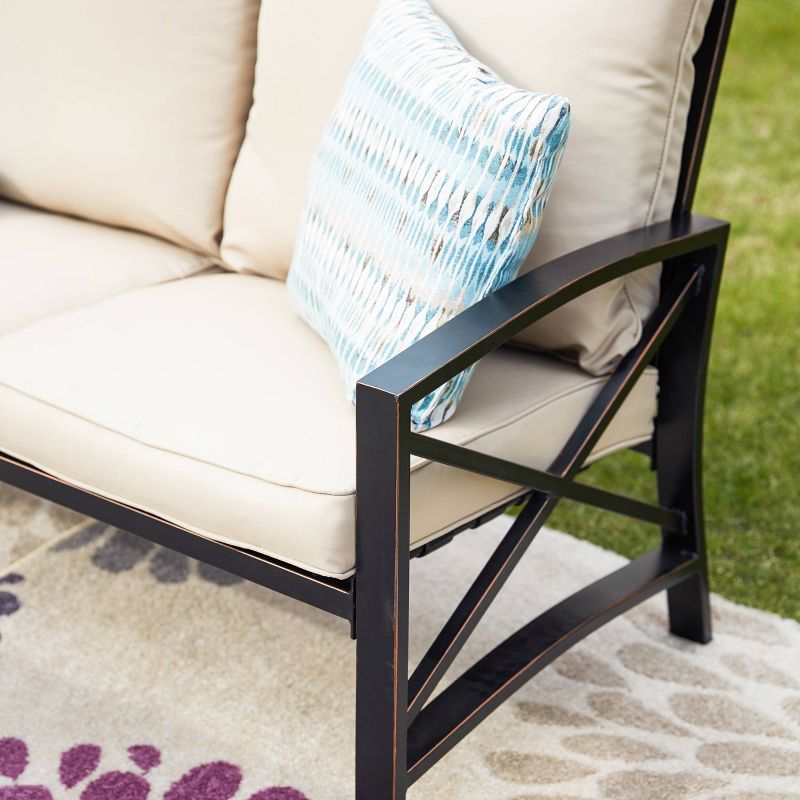 3pc Loveseat Patio Seating Set - Patio Festival