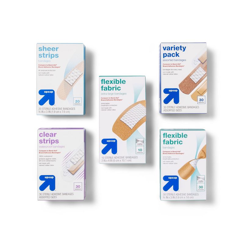 Assorted Bandages Value Pack - 120ct - up & up™